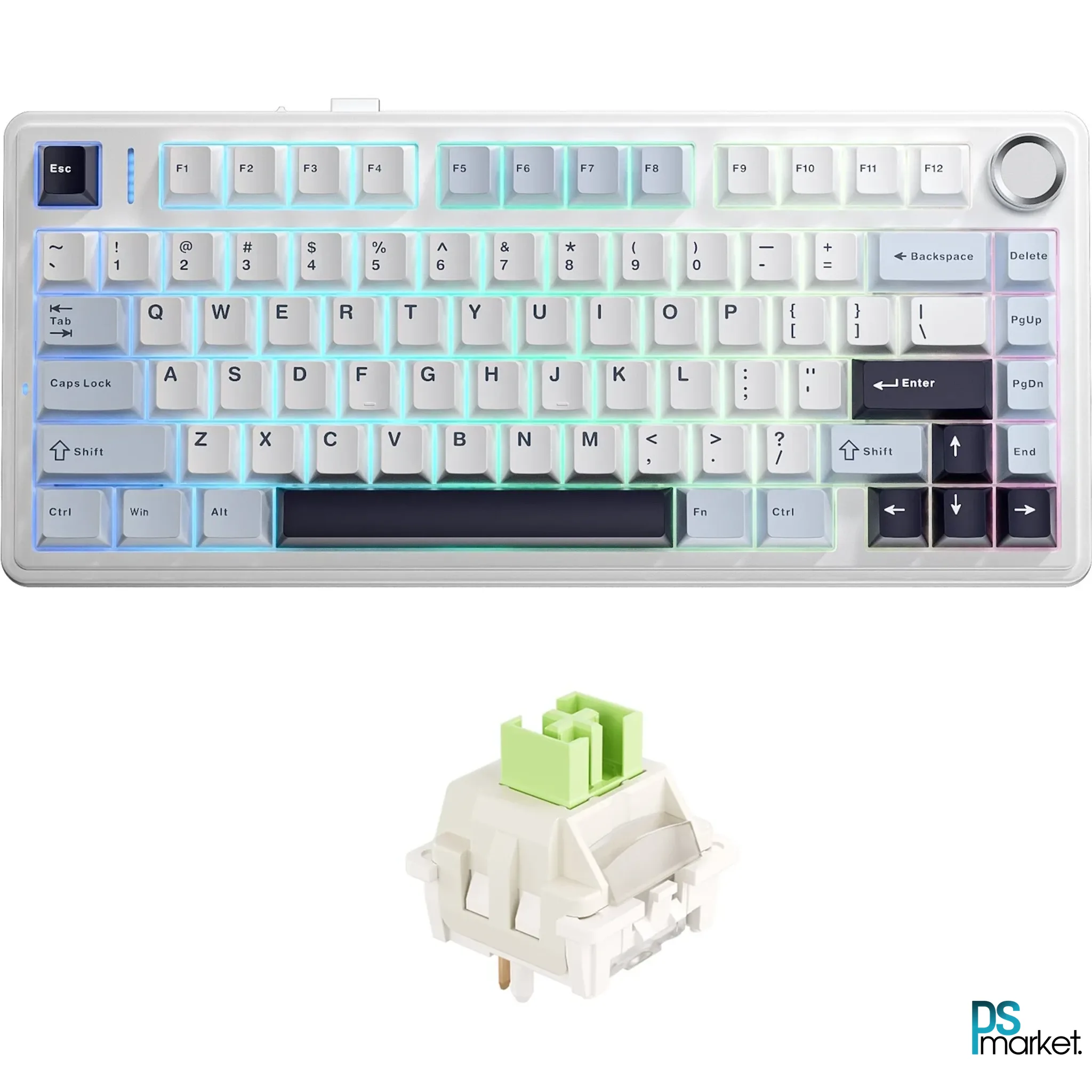 Aula F75 EN / RU Mechanical Gaming keyboard